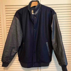 Vintage - North End Leather LetterMan Style Jacket - Medium